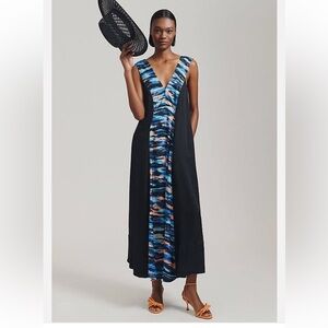 Anthropologie Maeve V-Neck Maxi Dress size 6